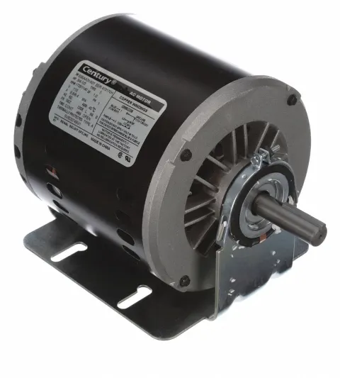 CENTURY Evaporative Cooler Motor: 2 Speed, 1/3, 3/4 HP, 1,725/1,140 Nameplate RPM, 115V AC, 56 Frame
