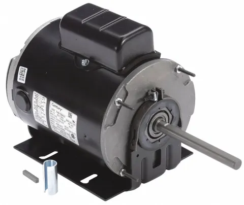 CENTURY Evaporative Motor: 1/3 HP, 1,140 Nameplate RPM, 115/208-230V AC, 3.3/1.7 Full Load Amps
