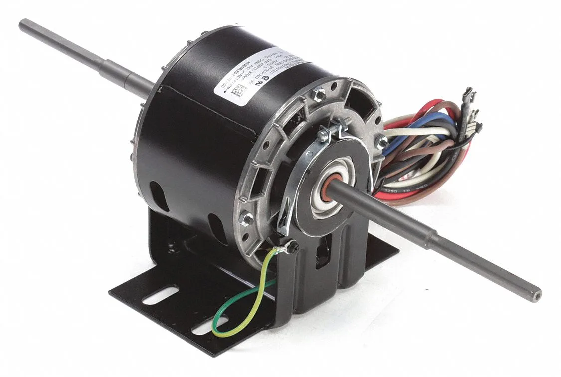 CENTURY Direct Drive Motor: Ice Cap OEM Repl, 1/10 HP, 1,500 Nameplate RPM, 208-230V AC, 42 Frame