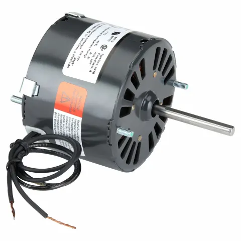 Dayton HVAC Motor: Open Air-Over, 1/100 HP, 3,000 Nameplate RPM, 1 Speed, 115V AC, Stud Mount, CWSE