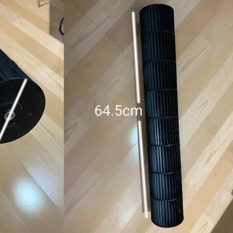 Mitsubishi Electric Split AC Indoor Blower Wheel 1 ton Inside Bush (645/105 mm)