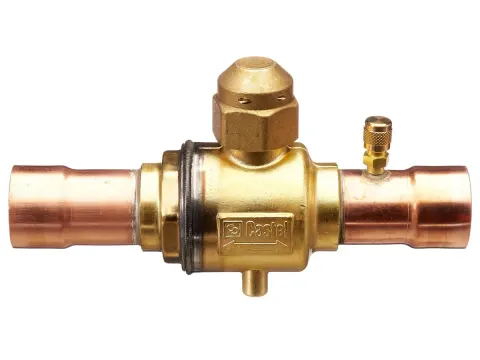 Castel Ball Valve With Access Port 1 3/8" Solder 6570/11A