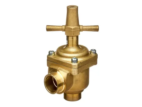 Castel Packed Cap Angle Valve 1 5/8" Solder 6532/13