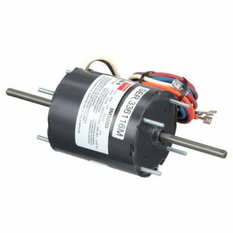محرك HVAC Dayton، مغلق بتيار هواء، 1/15 حصان، 1550 دورة في الدقيقة، 115 فولت، 3 سرعات، CCWLE