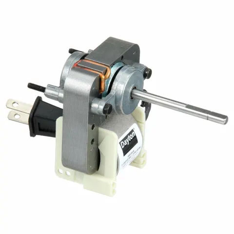 محرك بإطار C Dayton، 1/150 حصان، 2750 دورة في الدقيقة، 120 فولت، مع عقارب الساعة عند طرف العمود، تثبيت مسامير
