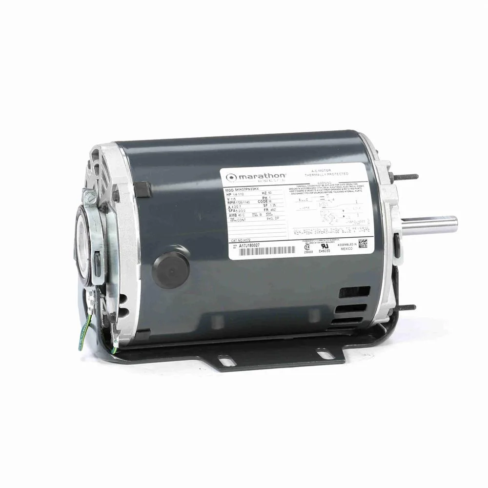 Marathon H172 Split Phase Blower Motor, 5-5/8" Dia., 1140/1725 RPM