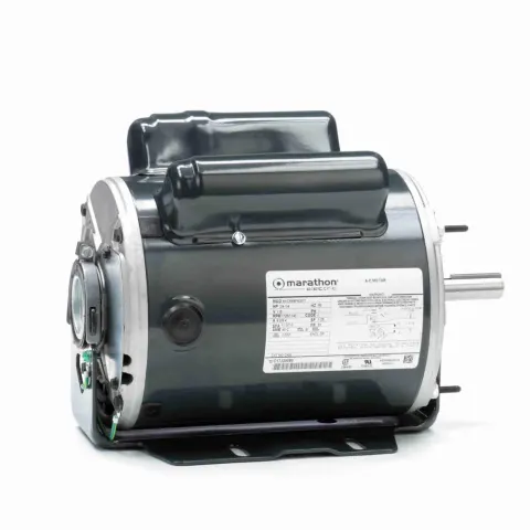 Marathon C420 Capacitor Start/Run Blower Motor, 6-1/2" Dia., 1140/1725 RPM