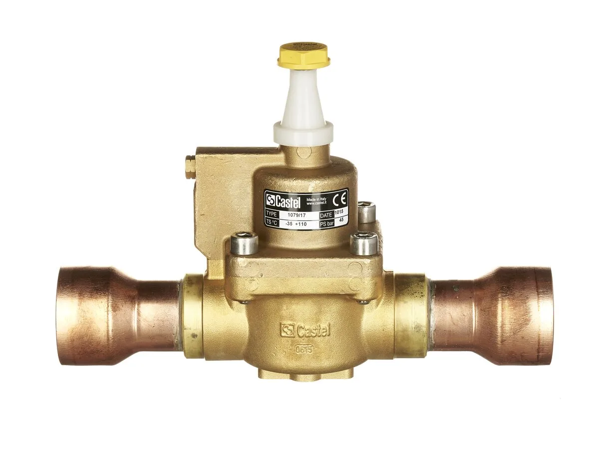 صمام سولينويد Castel 1079/17A7، 2 1/8 بوصة