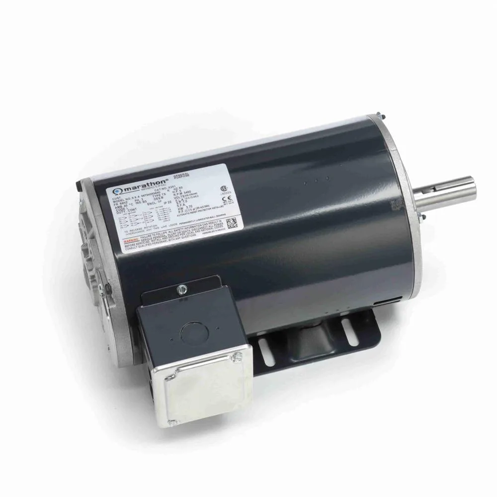 Marathon X251 3 Phase Blower Motor, 6-1/2" Dia., 5 HP, 3450 RPM, Carrier OEM Replacement