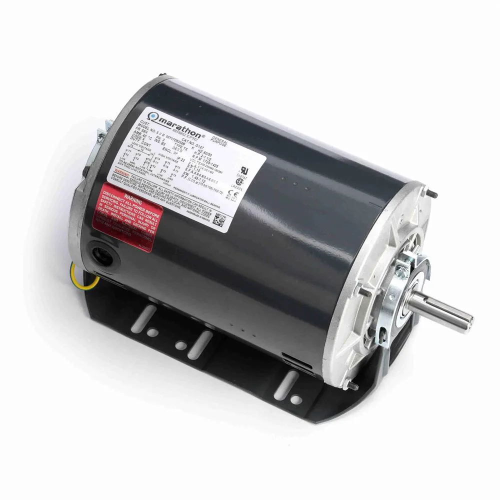Marathon G127 3 Phase Blower Motor, 6-1/2" Dia., 2 HP, 1725 RPM