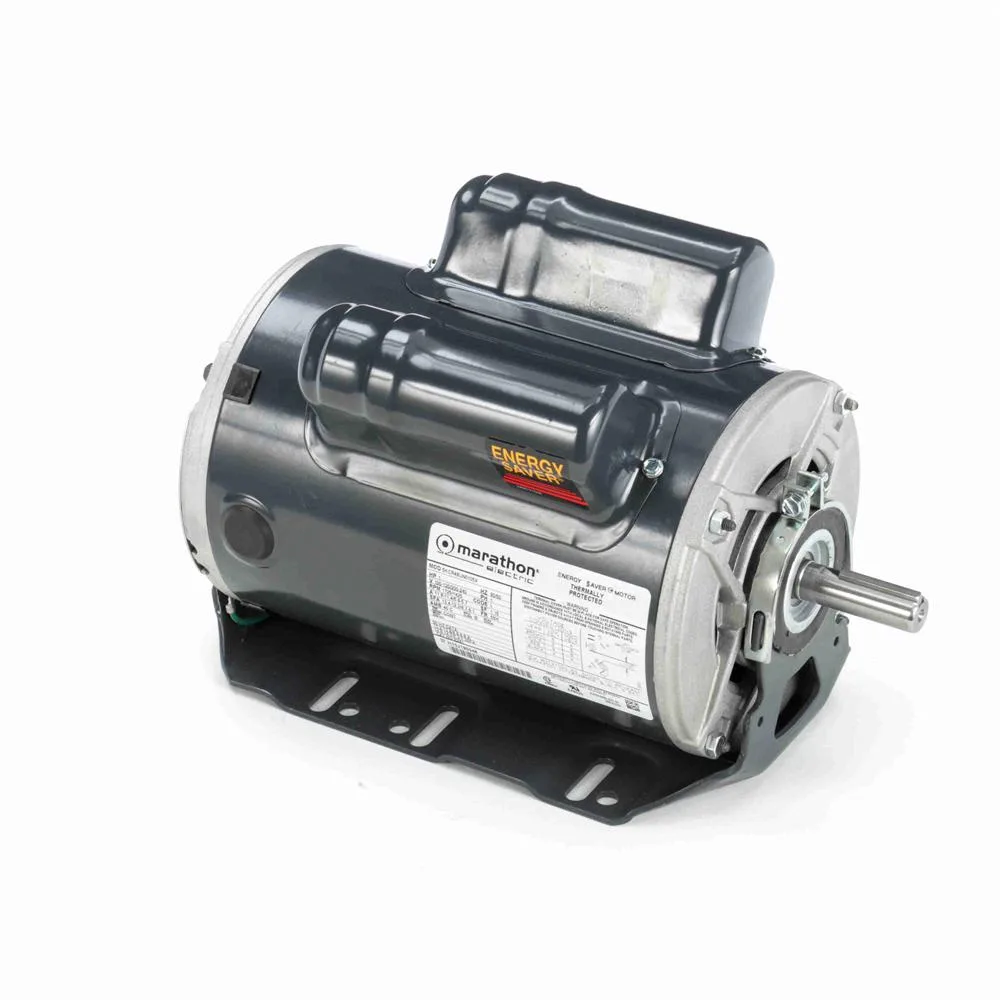 Marathon E281 Capacitor Start/Run Blower Motor, 6-1/2" Dia., 1 HP, 1725 RPM