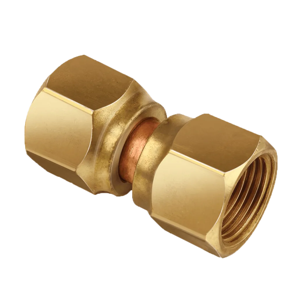 US4-8 Brass Swivel Connector 1/2" Flare
