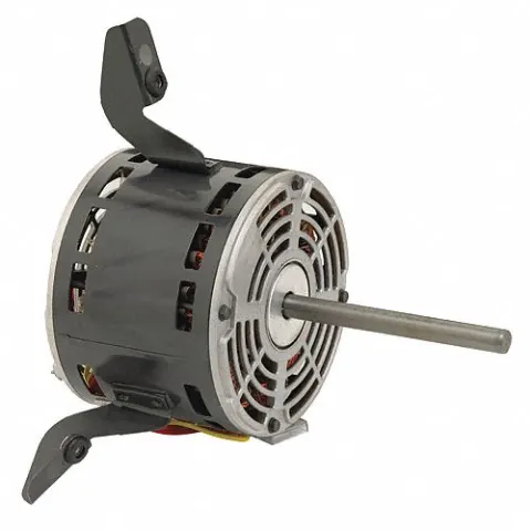 U.S. MOTORS Direct Drive Blower Motor: 3 Speed, Open Air-Over, Bracket Mount, 1/2 HP, 208-230V AC