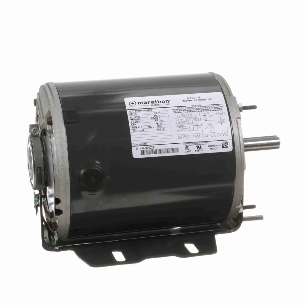 Marathon H693 Split Phase Blower Motor, 6-1/2" Dia., 1/2 HP, 1425 RPM Marathon H693 Split Phase Blower Motor, 6-1/2" Dia., 1/2 HP, 1425 RPM