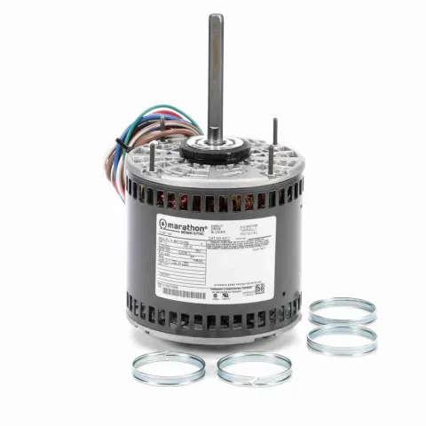 Marathon X017 PSC Direct Drive Blower Motor, 5-5/8" Dia., 1/2 HP, 1625 RPM