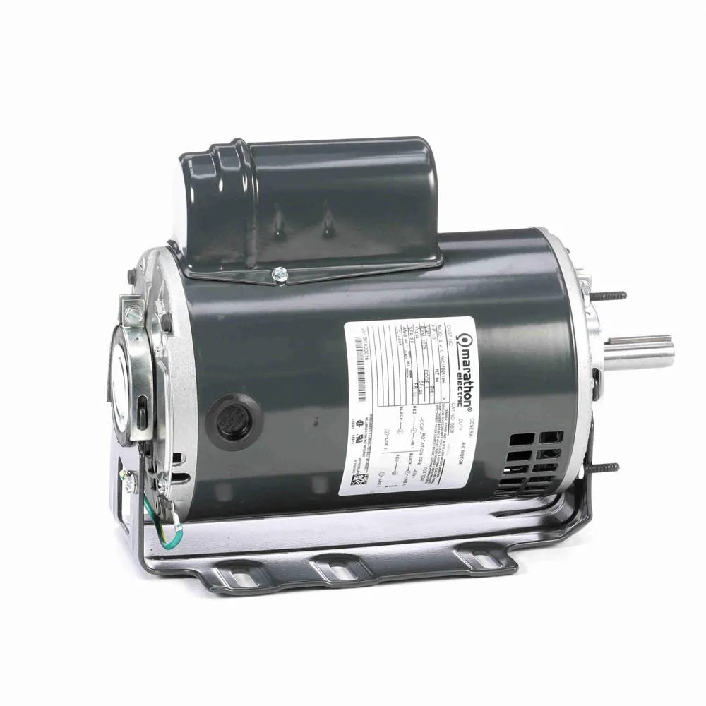 Marathon B608 Capacitor Start Blower Motor, 6-1/2" Dia., 1/2 HP, 1725 RPM