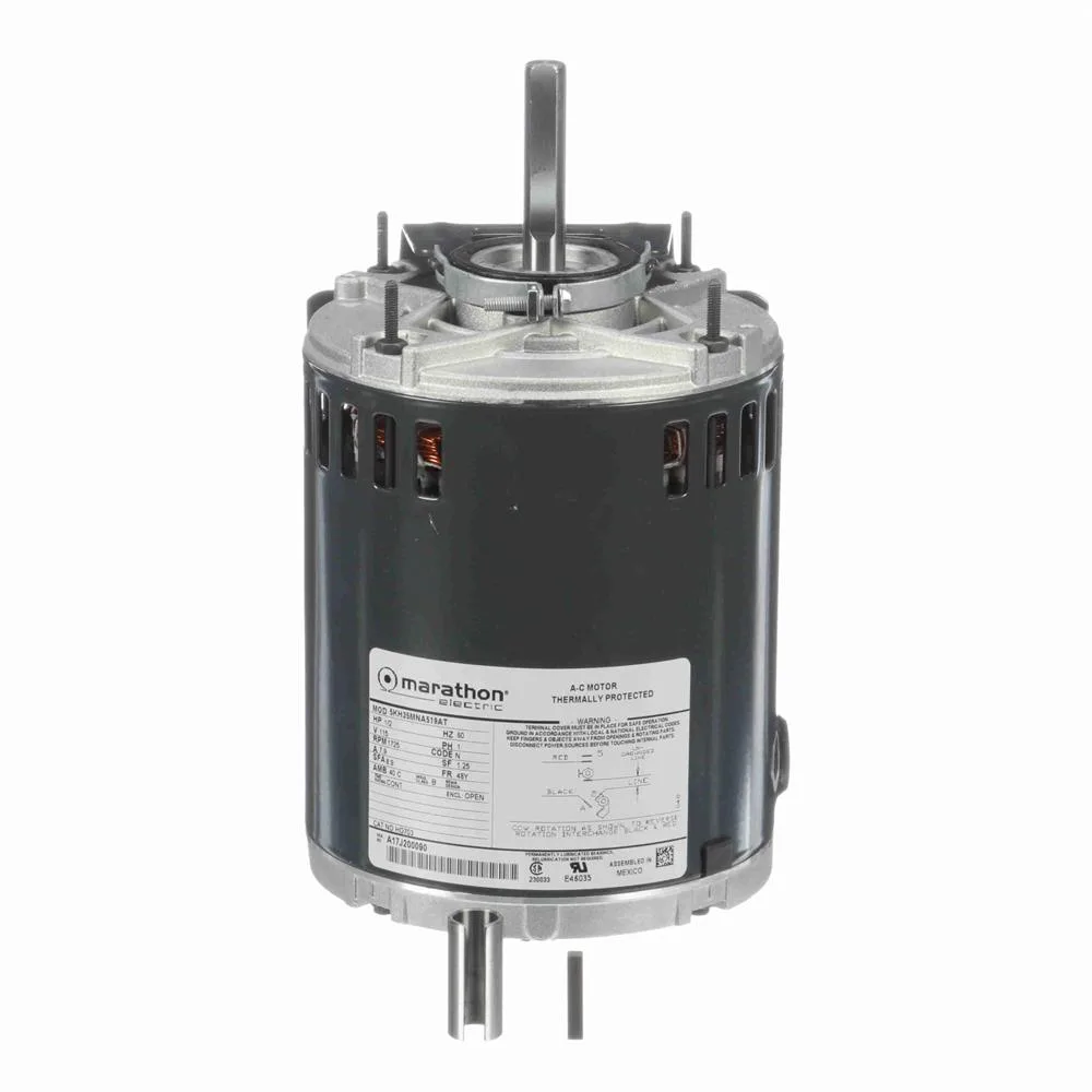 Marathon HG703 Split Phase Blower Motor, 5-5/8" Dia., 1/2 HP, 1725 RPM