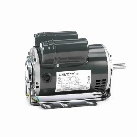 Marathon D115 Capacitor Start/Run Blower Motor, 6-1/2" Dia., 1-1/2 HP, 3450 RPM