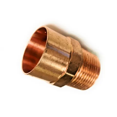Copper Male Adapter, 1-3/8" OD x 1-1/2" NPT