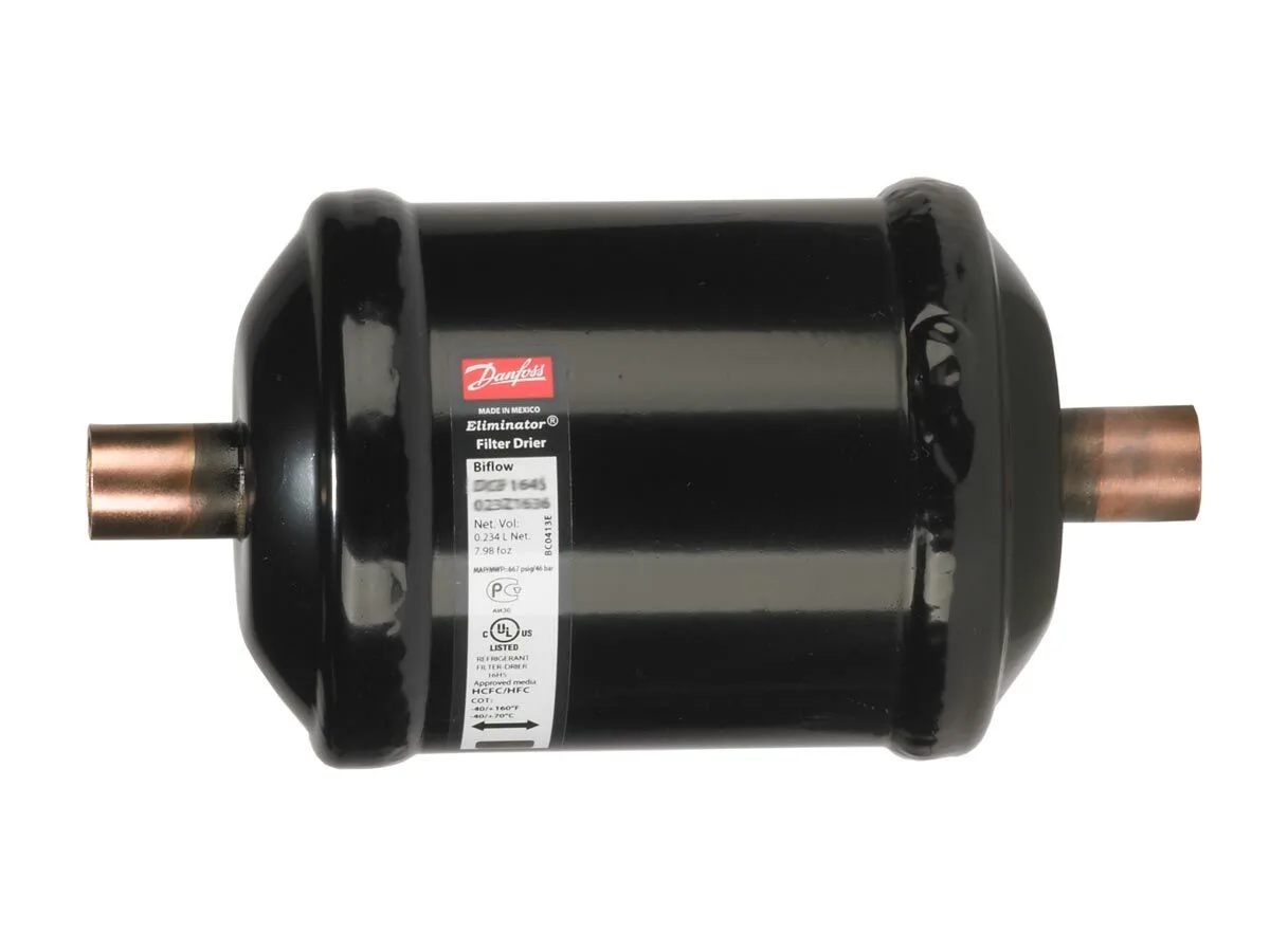 Danfoss DMB304S Bi-Flow Drier, 1/2" Solder