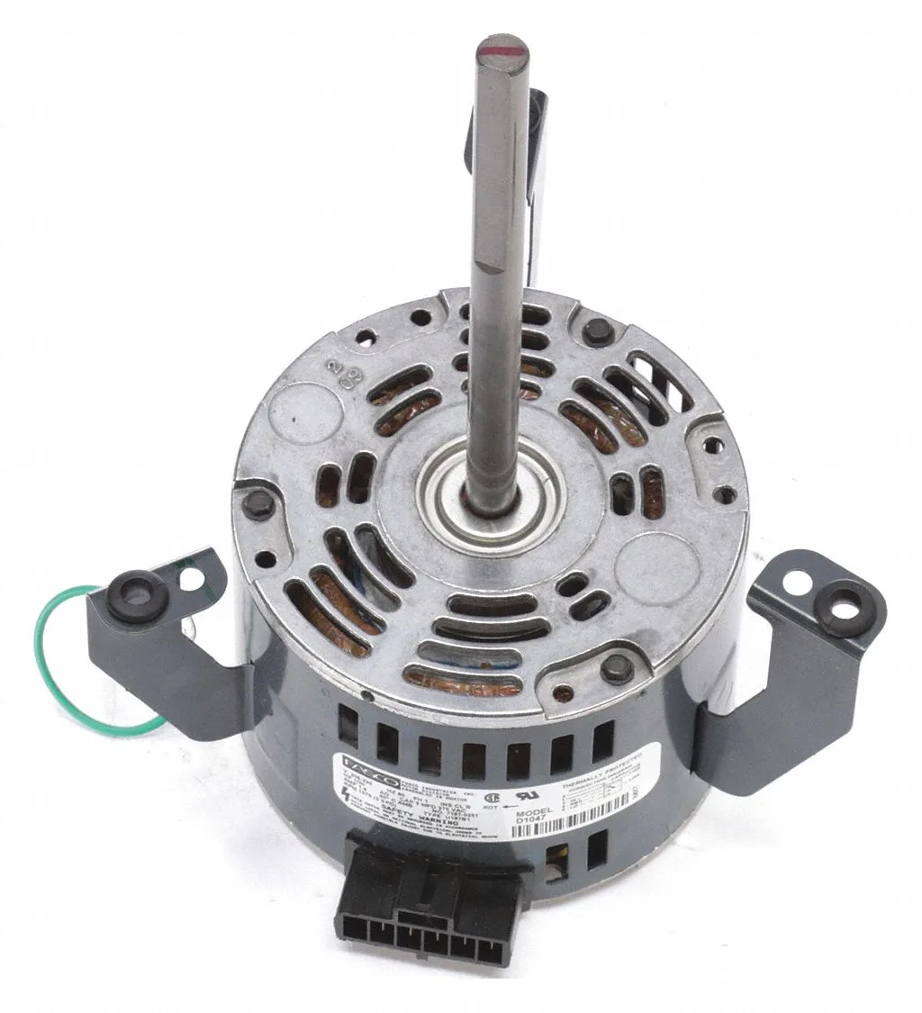 FASCO Condenser Fan Motor: IEC OEM Repl, 1/20 HP, 1,075 Nameplate RPM, 208-230V AC, 42 Frame