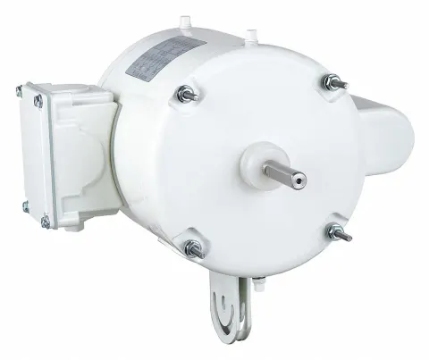 DAYTON Direct Drive Blower Motor: 1/3 HP, 1,100 Nameplate RPM, 115/230V AC, Non-Std Frame