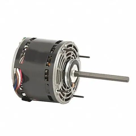 U.S. MOTORS Direct Drive Blower Motor: 3 Speed, Open Air-Over, Ring/Stud Mount, 1/3 HP, 115V AC, CCW