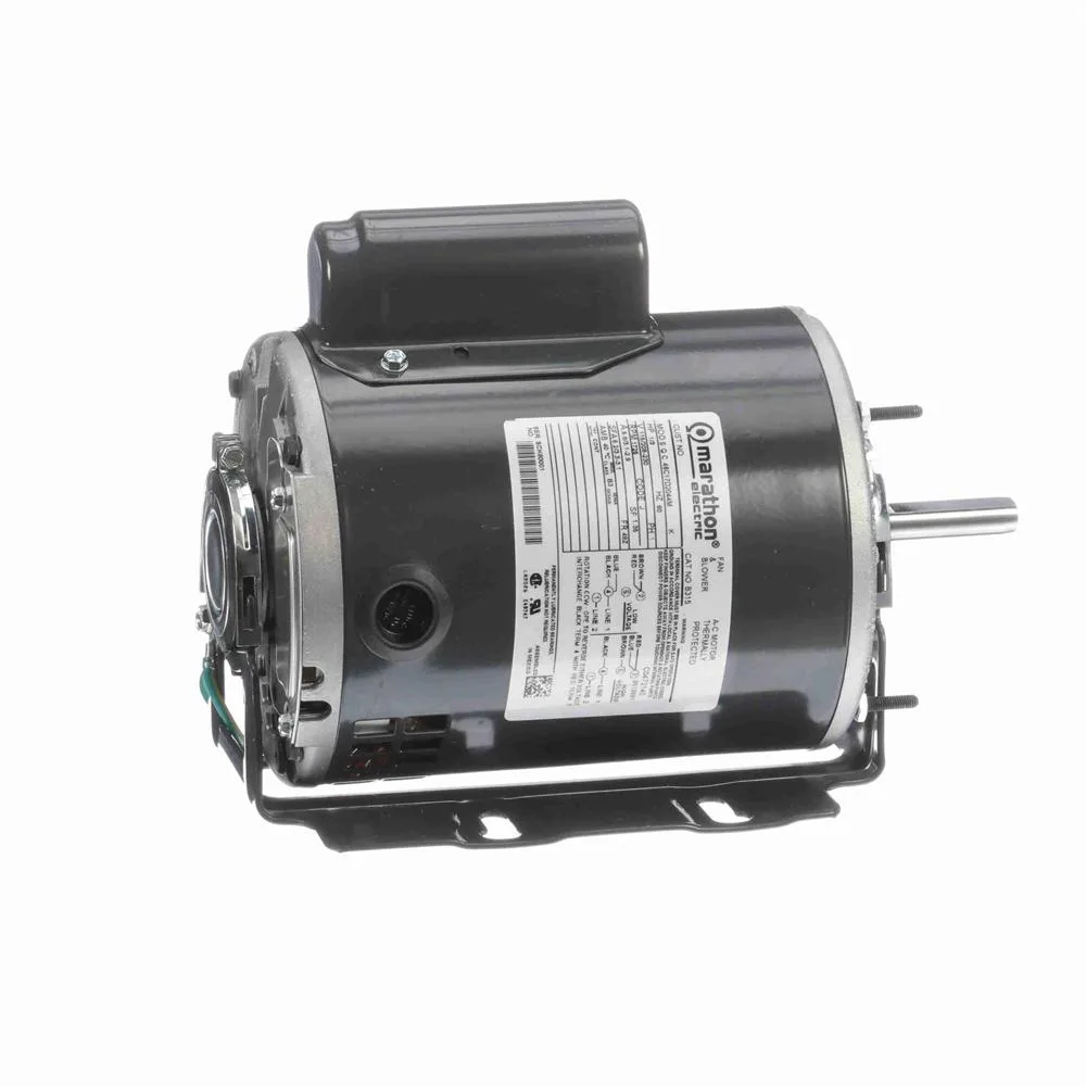 Marathon B315 Capacitor Start Blower Motor, 5-5/8" Dia., 1/3 HP, 1725 RPM