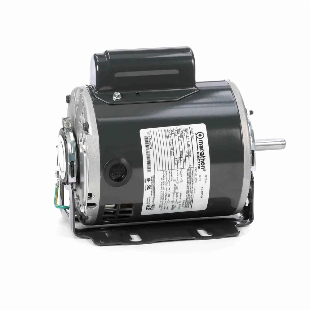 Marathon S110 Capacitor Start Blower Motor, 5-5/8" Dia., 1/3 HP, 1725 RPM