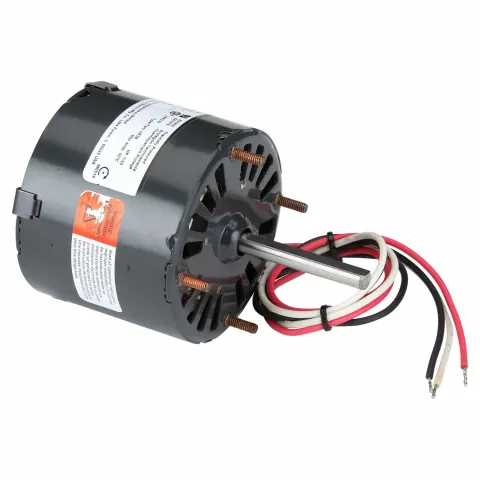 Dayton HVAC Motor: Open Air-Over, 1/30 HP, 1,550 Nameplate RPM, 2 Speed, 115V AC, Stud Mount, CWSE
