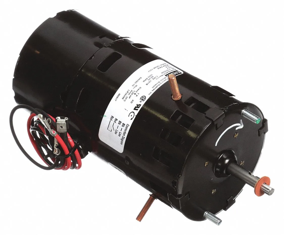 FASCO Condenser Fan Motor: Mid Continent OEM Repl, 1/30 HP, 3,000 Nameplate RPM, 115V AC, 1,801-3000