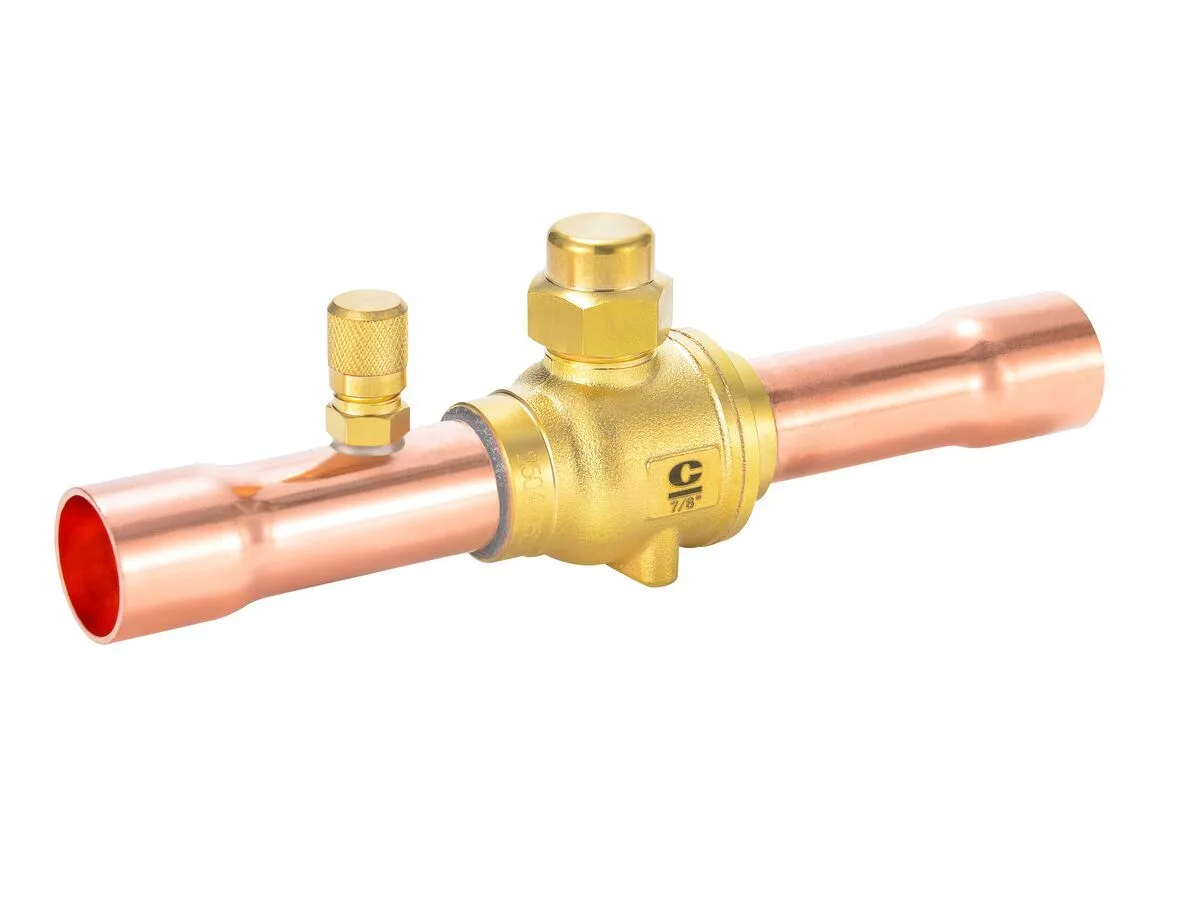 Copeland Ball Valve With Access Valve 3/4" Copeland Ball Valve With Access Valve 3/4"