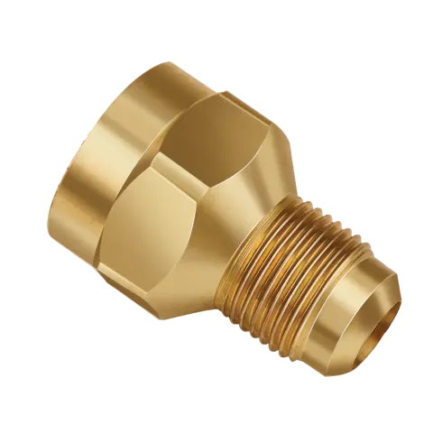 U3-6B Brass Union 3/8" Male Flare x 1/4" Female Pipe Thread