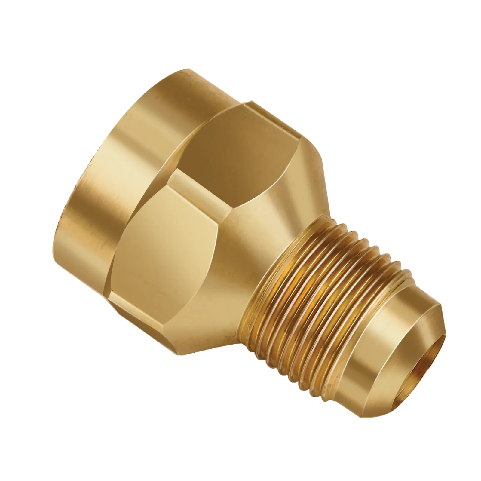 U3-8B Brass Union 1/2" Male Flare x 1/4" Female Pipe Thread U3-8B Brass Union 1/2" Male Flare x 1/4" Female Pipe Thread