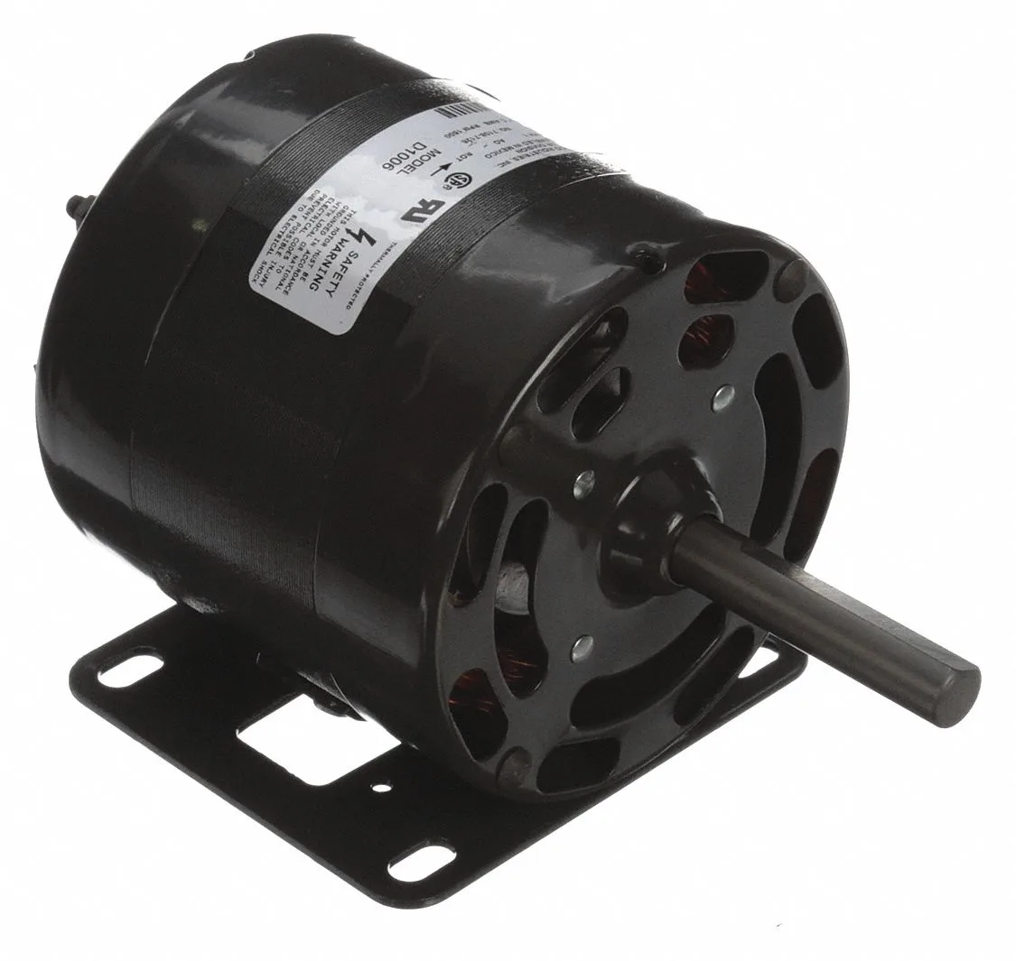 FASCO Condenser Fan Motor: Thermal Transfer OEM Repl, 1/4 HP, 1,600 Nameplate RPM, 115V AC