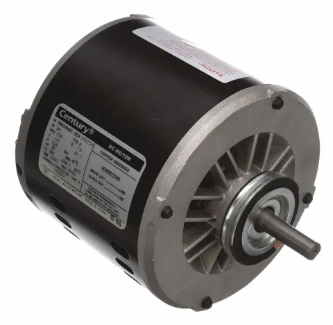 CENTURY Evaporative Cooler Motor: 1 Speed, 3/4 HP, 1,725 Nameplate RPM, 115V AC, 56Z Frame, CCWLE