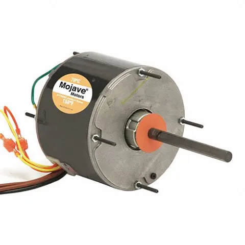 U.S. MOTORS Motor,1/4HP,1075RPM,460V,60HZ,48Y: Stud Mount, Open Dripproof, 1/4 HP, 1 Speed, 460V AC