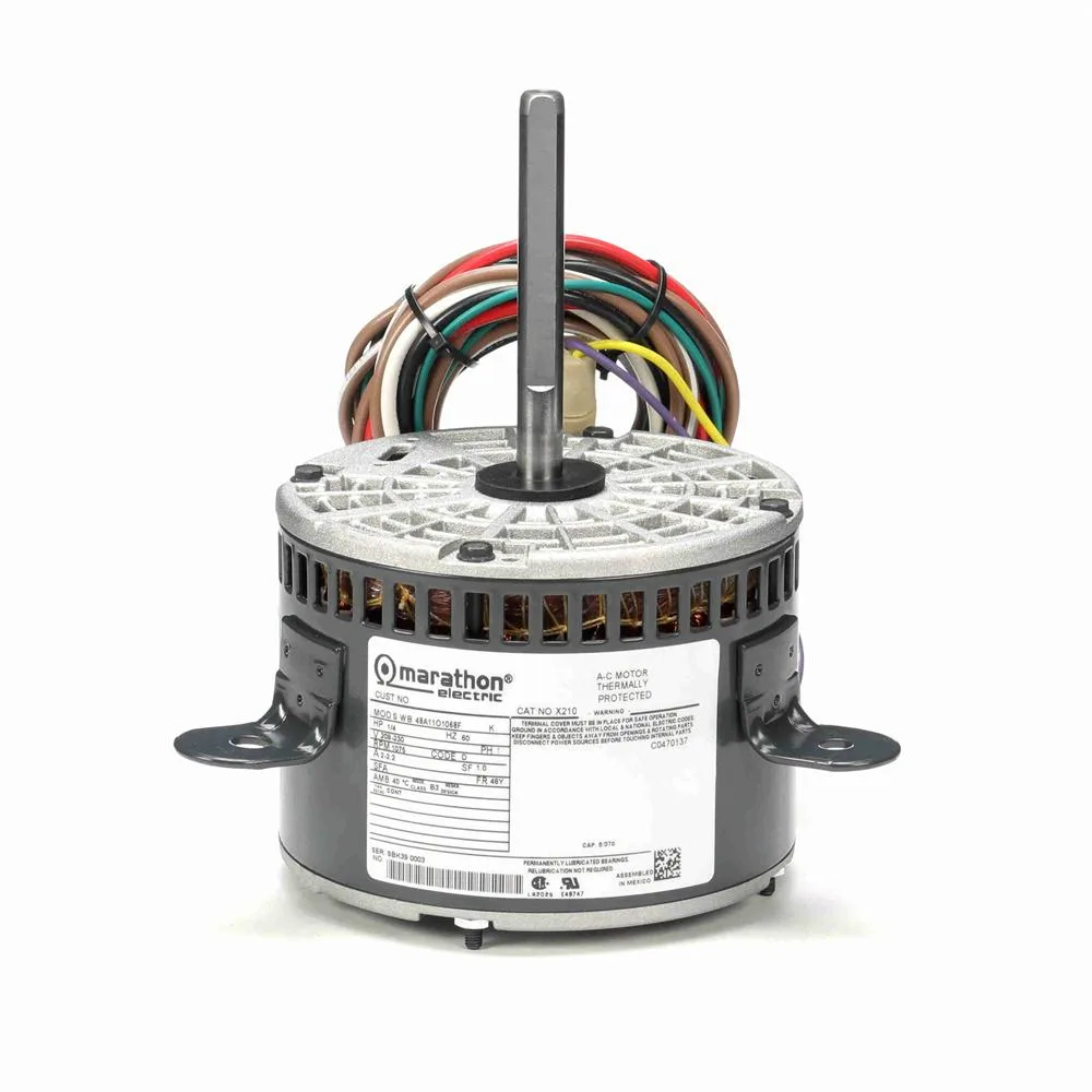 Marathon X210 PSC Blower Motor, 5-5/8" Dia., 1/4 HP, 1075 RPM, Carrier OEM Replacement