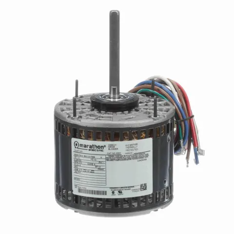 Marathon X001 PSC Direct Drive Blower Motor, 5-5/8" Dia., 1/4 HP, 1075 RPM