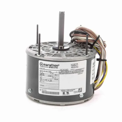 Marathon X470 PSC Blower Motor, 5-5/8" Dia., 1/4 HP, 1075 RPM, Rheem and Ruud OEM Replacement