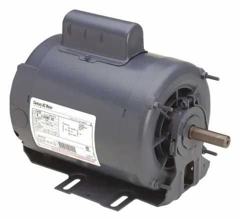 CENTURY Belt Drive Motor: 2 Speed, Open Dripproof, Cradle Base Mount, 1/5/3/4 HP, 115V AC, 56 Frame