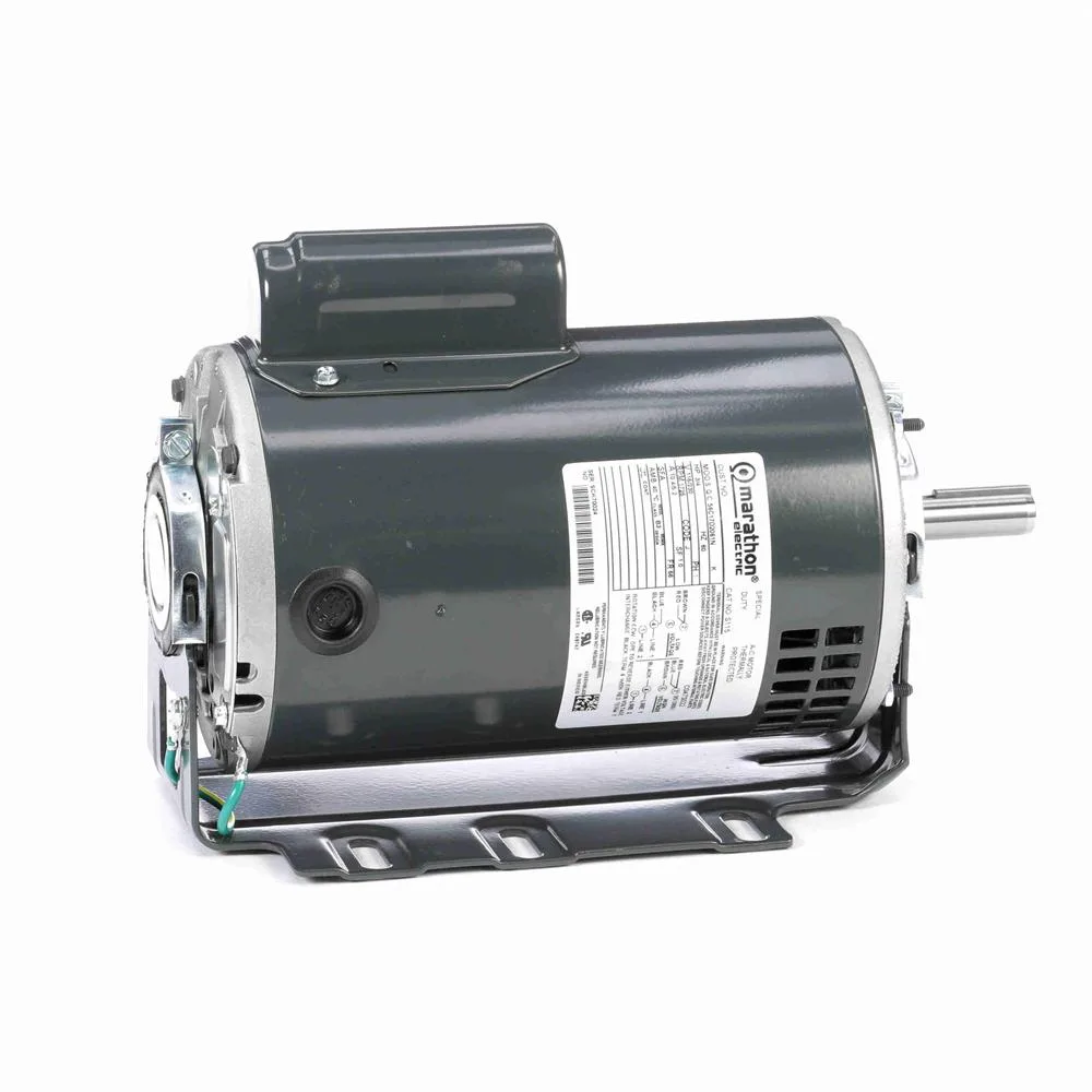 Marathon S115 Capacitor Start Blower Motor, 6-1/2" Dia., 3/4 HP, 1725 RPM