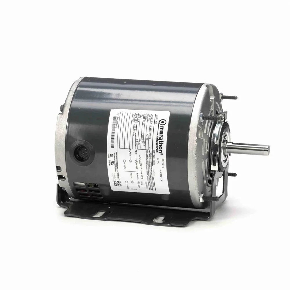 Marathon B606 Split Phase Blower Motor, 5-5/8" Dia., 1/4 HP, 1725 RPM