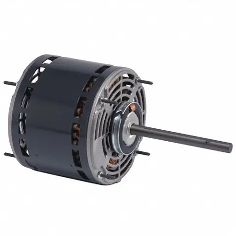 محرك نفخ مباشر US Motors، 3/4 حصان، 5 سرعات، ‎208-230 فولت، تثبيت محور، مفتوح بتيار هواء، حماية حرارية تلقائية