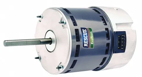 U.S. MOTORS Direct Drive Blower Motor: 5 Speed, Open Air-Over, Band Mount, 1/2, 1/4 HP, 48Y Frame