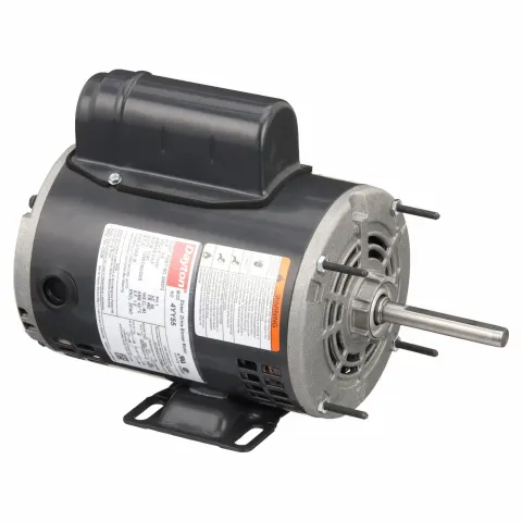 APPROVED VENDOR Direct Drive Blower Motor: 1 Speed, Open Air-Over, Rigid Base Mount, 3/4 HP, Auto