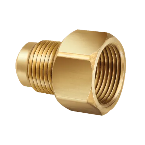 UR3-84 Brass Reducing Union 1/2" Female Flare x 1/4" Male Flare