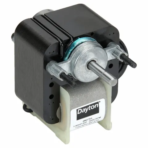 محرك بإطار C Dayton، 1/40 حصان، 3000 دورة في الدقيقة، 115 فولت، مع عقارب الساعة عند طرف العمود، تثبيت مسامير