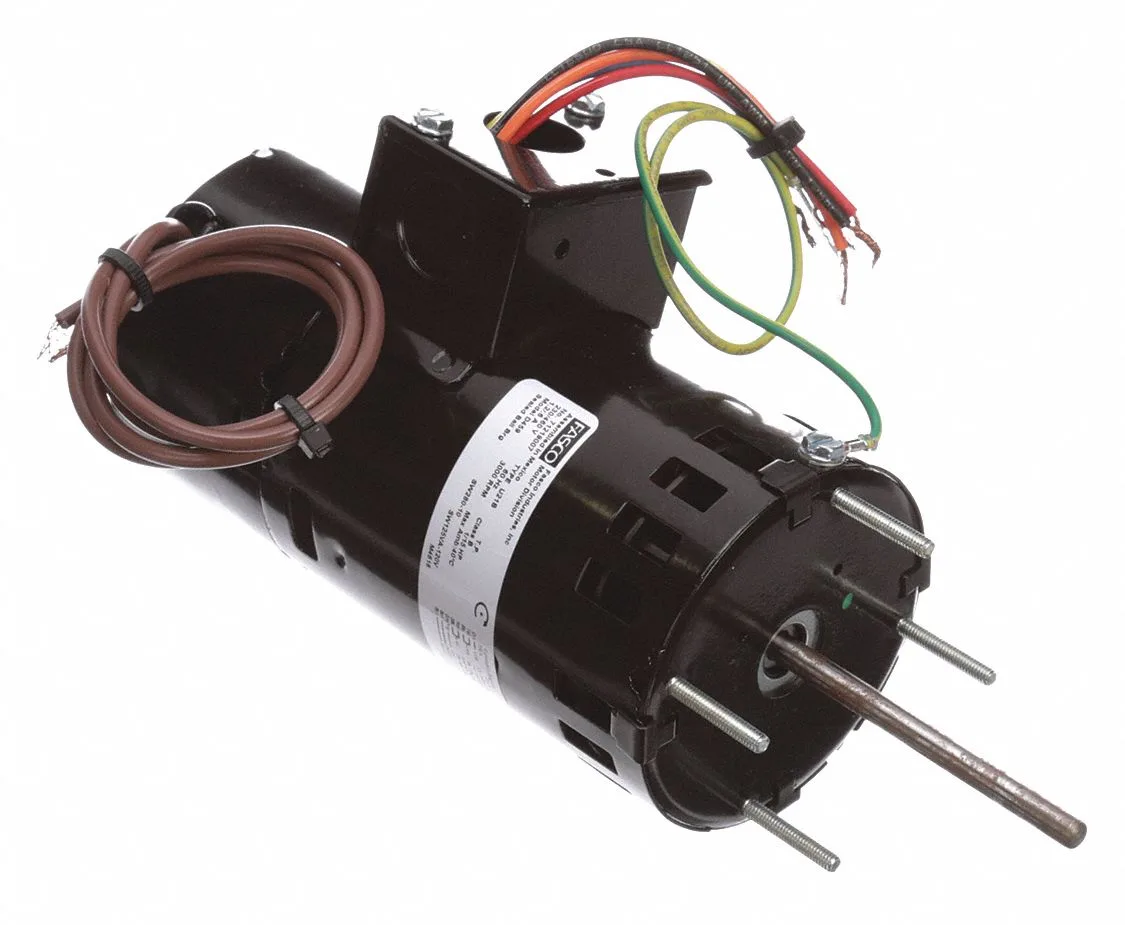 FASCO Condenser Fan Motor: Carrier/BDP OEM Repl, 1/15 HP, 3,000 Nameplate RPM, 230/460V AC