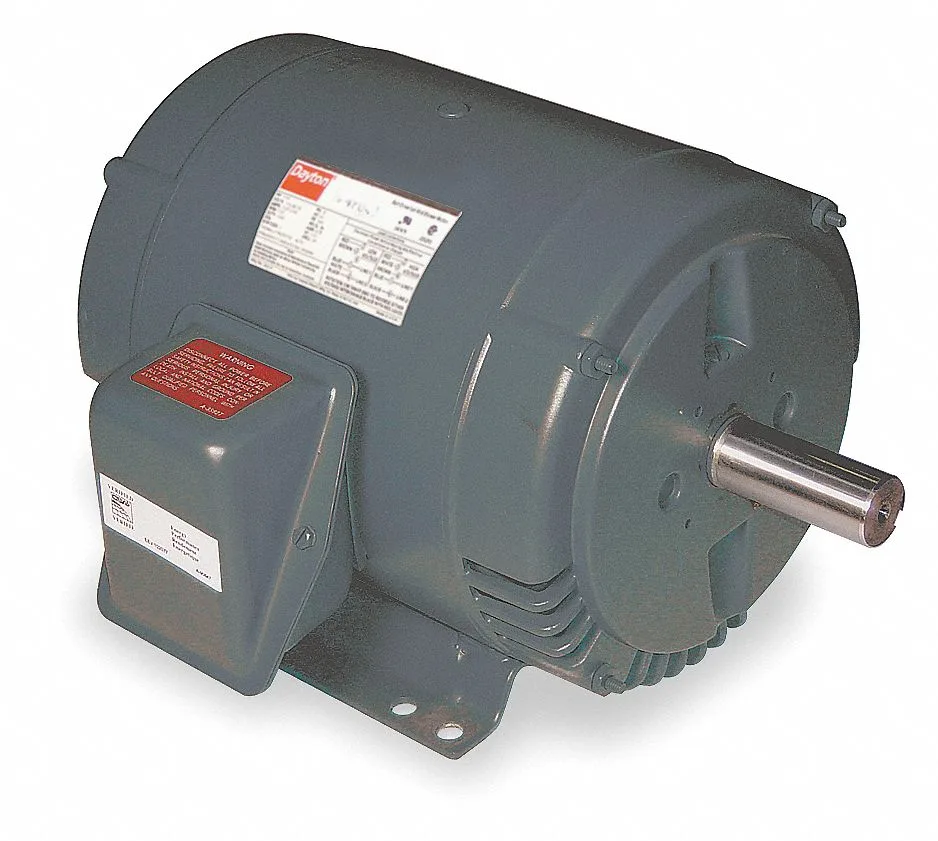 DAYTON Direct Drive Blower Motor: 1 Speed, Open Dripproof, Rigid Base Mount, 3 HP, 208-230/460V AC DAYTON Direct Drive Blower Motor: 1 Speed, Open Dripproof, Rigid Base Mount, 3 HP, 208-230/460V AC